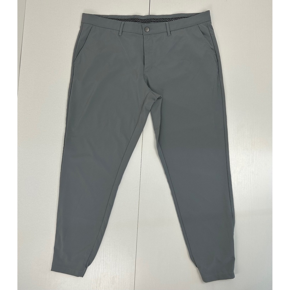 Primo Golf Joggers Mens 40 Regular Grey Tapered Ankle Zip Performance Pants